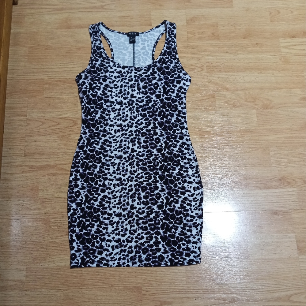 NWOT. URBAN PLANET racer back body con dress. Size small.